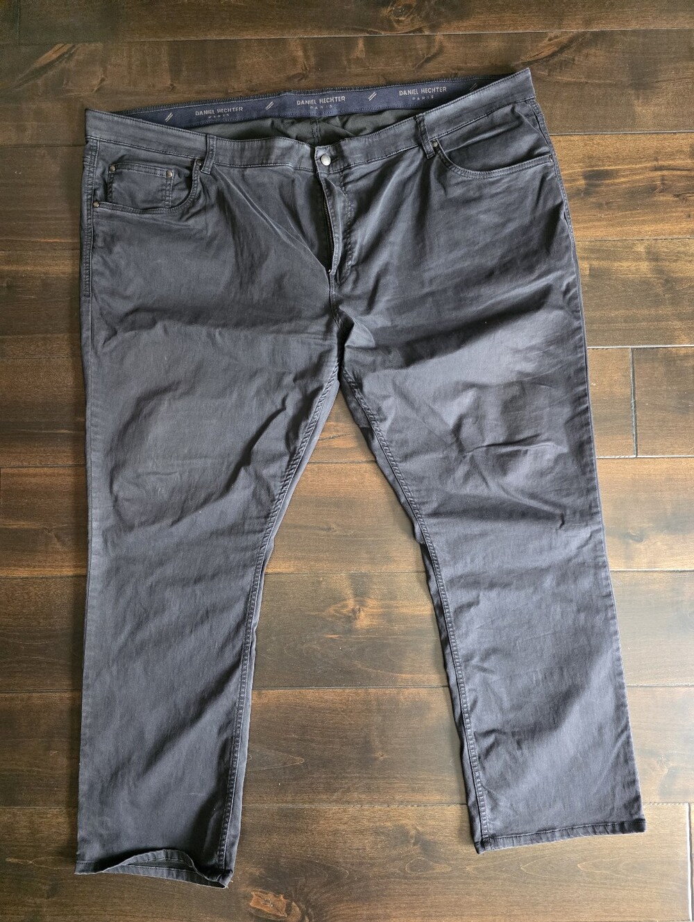 Daniel Hechter Men's Relaxed Jeans - Charcoal Size W54/32L